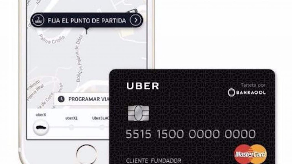 Cartao de credito pre pago da Uber