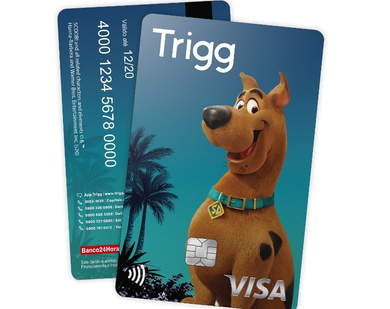 Cartão Trigg Visa Scoob-Doo