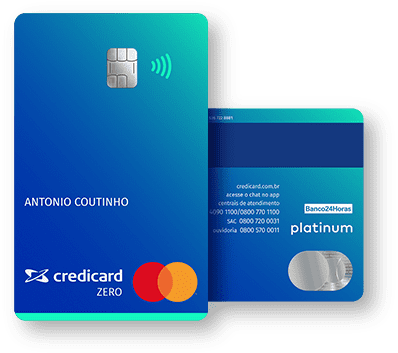 Credicard Zero libera cashback no cartao de credito