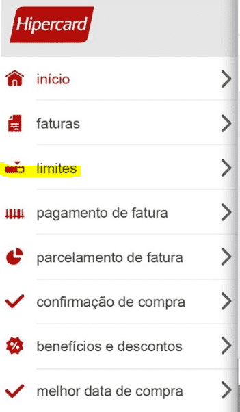 Saldo cartao hipercard como consultar limite