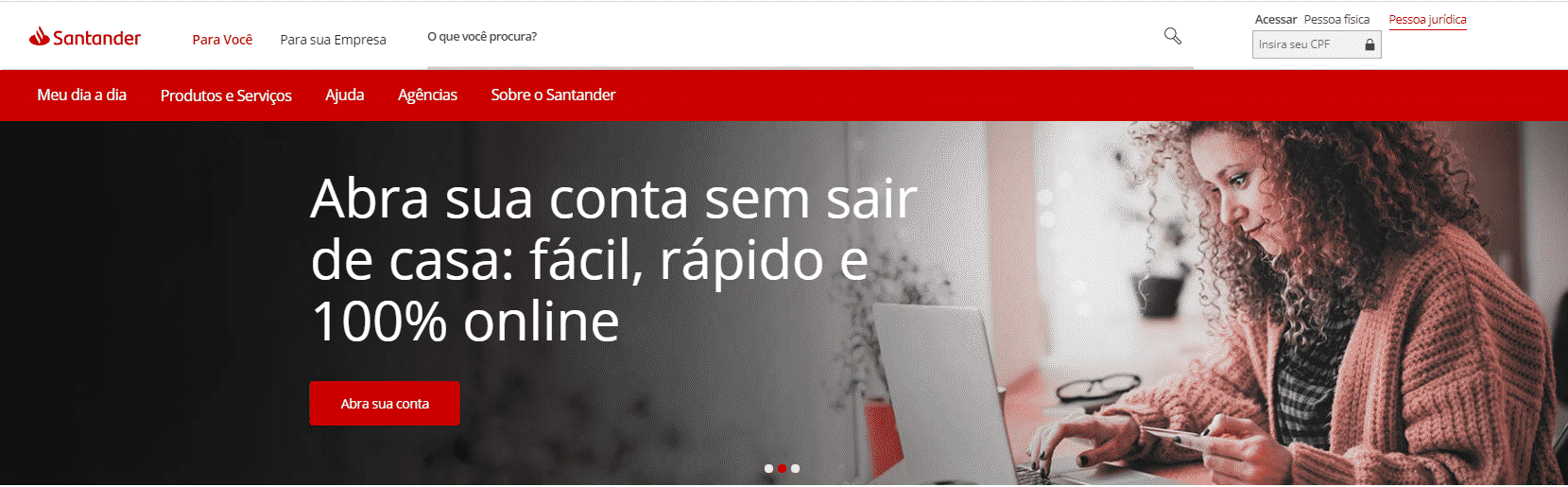 primeira página site santander Fatura, desbloqueio e telefone cartão santander