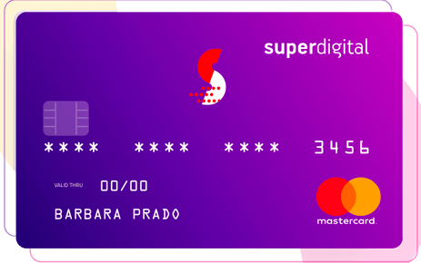 Cartão da conta Superdigital