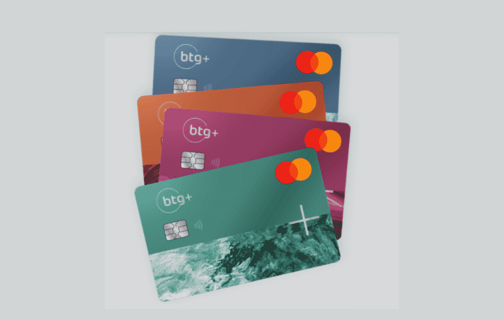 Cartões BTG+ categorias