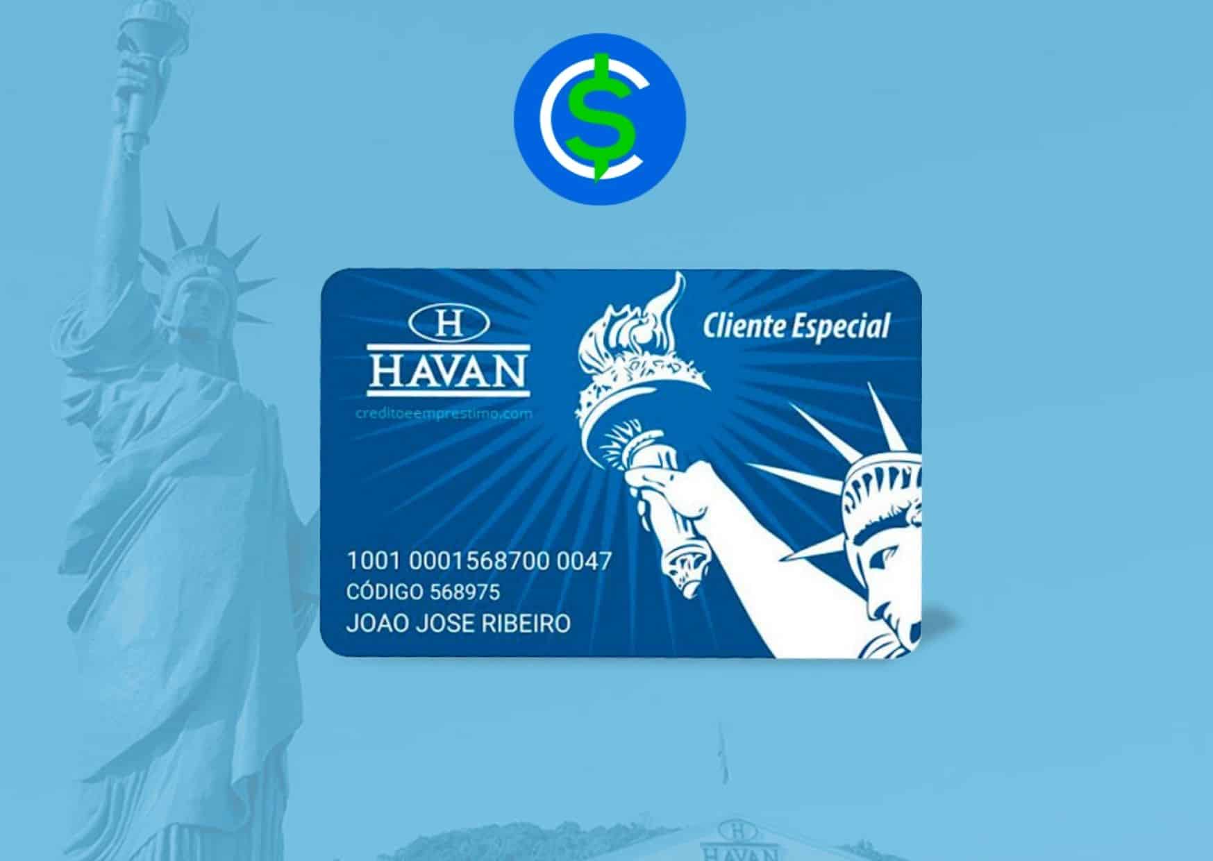 cartão de crédito Havan
