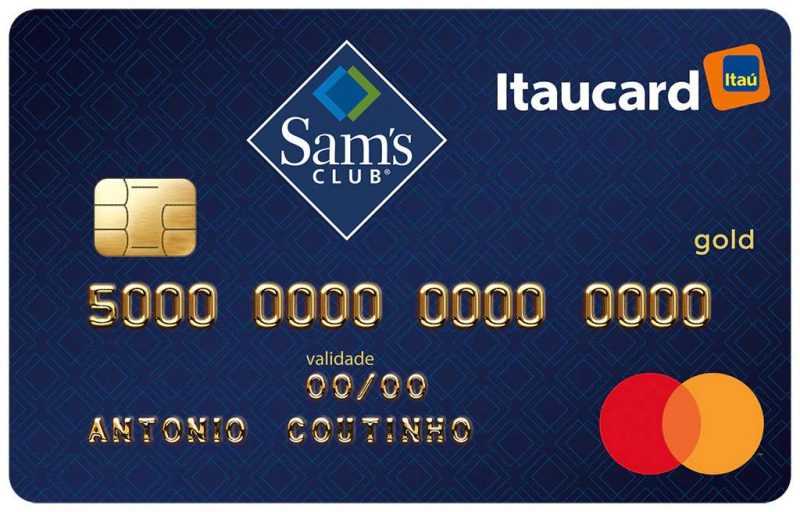 Cartão De Crédito Sams Itaucard Mastercard Gold 5566