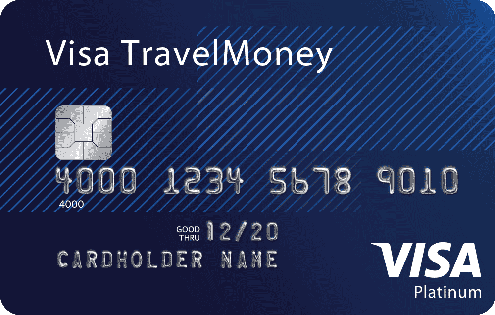 Cartão Visa Travel Money, pré-pago do Banco Rendimento.