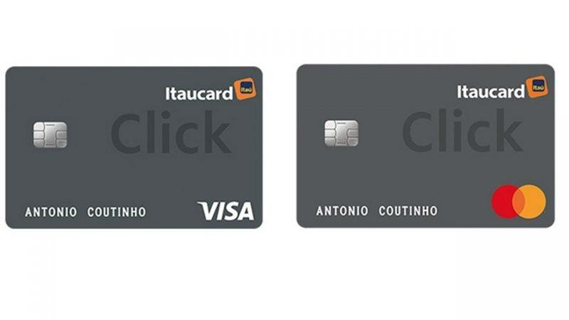Cartão Itaucard Click Visa e Mastercard 
