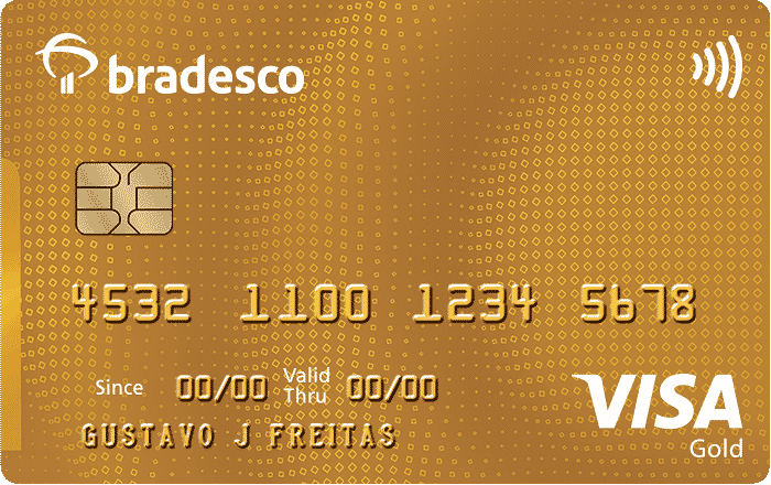 Cartão Bradesco Visa Gold