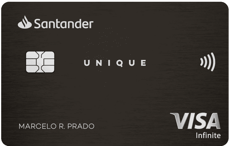 Cartões Santander Unique Mastercard Black e Visa Infinite 