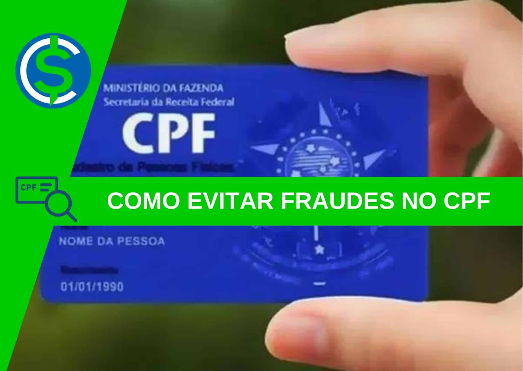como evitar fraudes no CPF