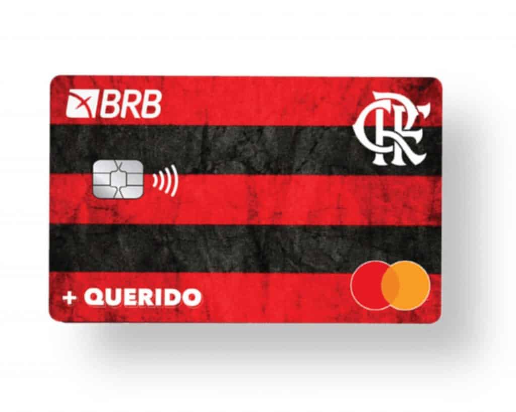 Cartão de crédito do time Flamengo. Fonte: BRB