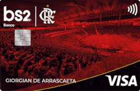Cartão de crédito do Flamengo Bs2 Fonte: Bs2