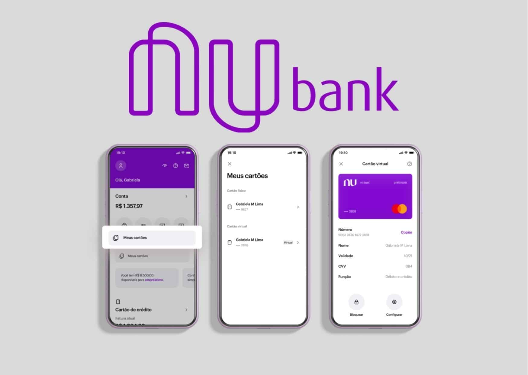 como usar cartão Nubank Virtual