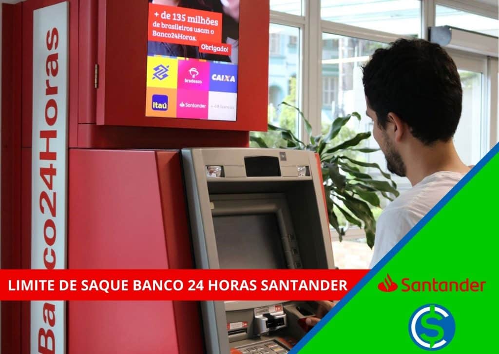 limite de saque Banco 24 horas Santander