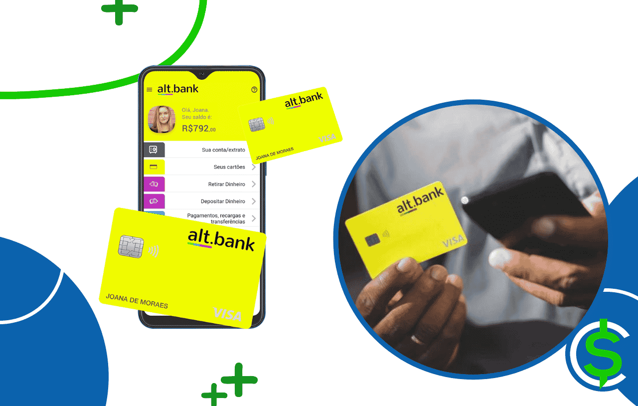 Cartão De Crédito alt.bank: Cartão Para Negativado