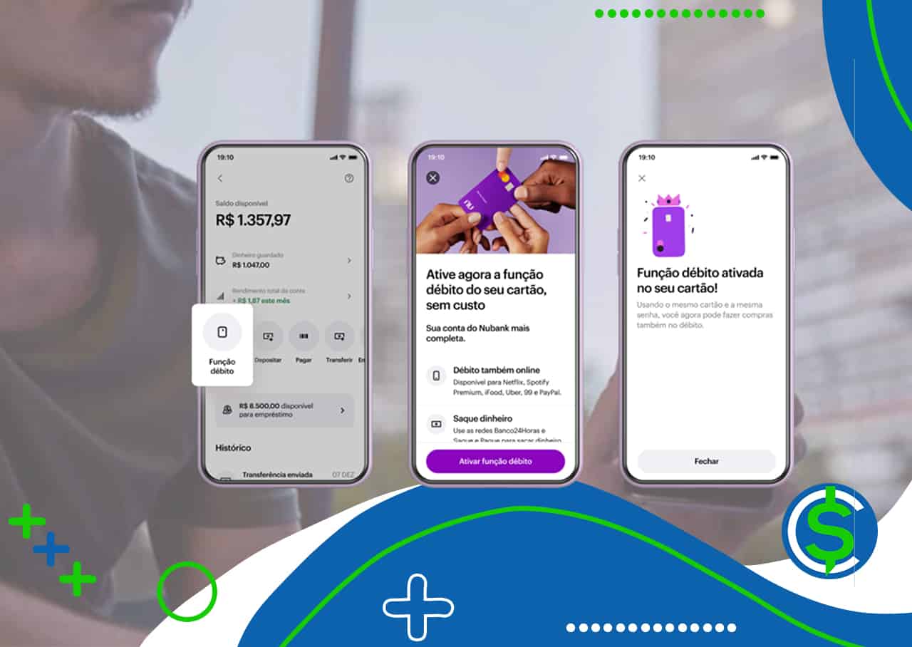 Agora é possível gerar um cartão virtual no app da Nubank na função débito  - Passageiro de Primeira