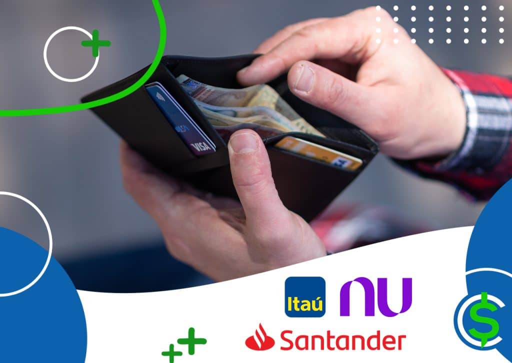 Cartão de Crédito Para Negativado Santander Itaú e Nubank
