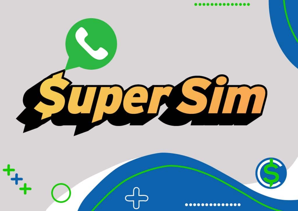 Super Sim telefone whatsapp