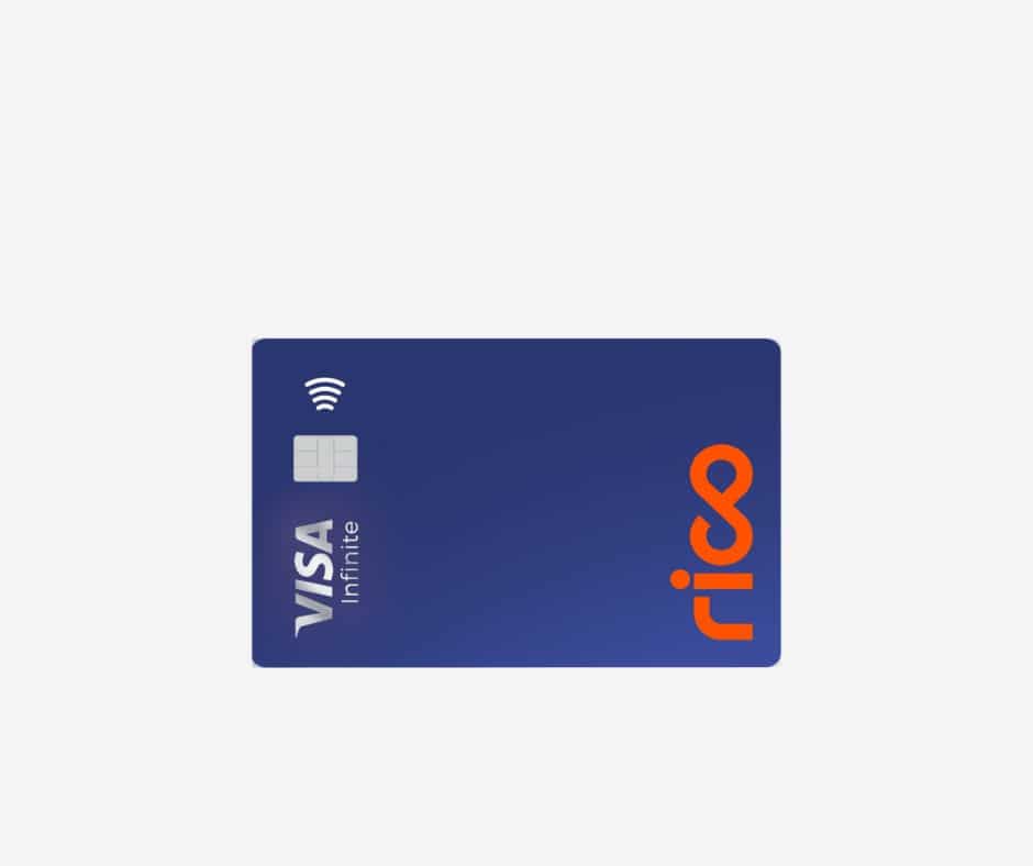 Cartões de crédito Rico Visa Infinite